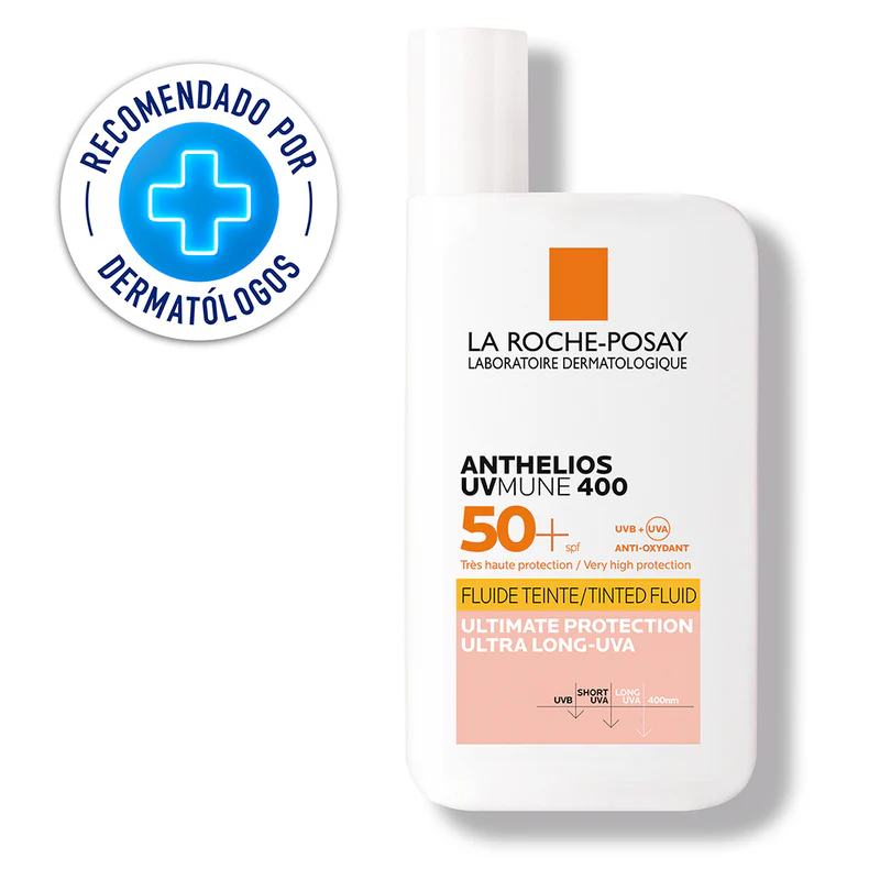 Protector Solar Anthelios UVMune 400 Fluido con color FPS 50+ 50ml bloqueador - Image 4