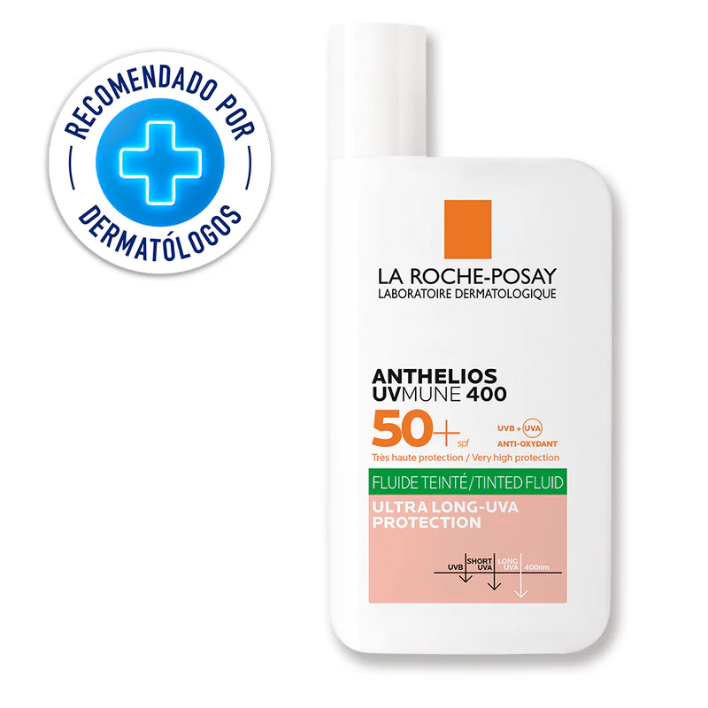 Protector Solar Anthelios UVMune 400 Oil Control Fluido con color FPS 50+ 50ml - Image 5