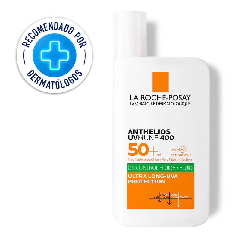 Protector Solar Anthelios UVMune 400 Oil Control Fluido Invisible FPS 50+ 50ml bloqueador - Image 3