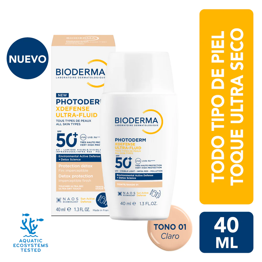 Protector Solar Photoderm Xdefense Ultra-Fluido Spf 50+ Tono 01 | Bioderma - Image 4