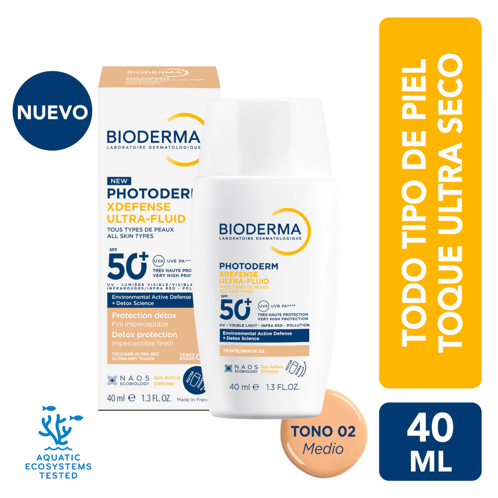 Protector Solar Photoderm Xdefense Ultra-Fluido Spf 50+ Tono Medio | Bioderma - Image 3