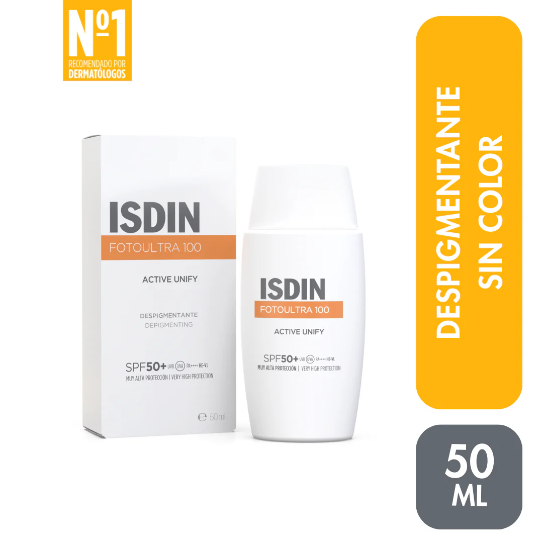 Protector Solar FotoUltra ISDIN Active Unify sin color SPF 50  - 50 ml - Bloqueador - Image 3