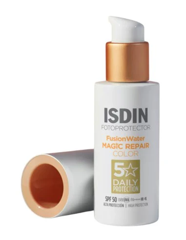 Fotoprotector Fusion Water MAGIC Repair con Color SPF 50 | Isdin - Image 2