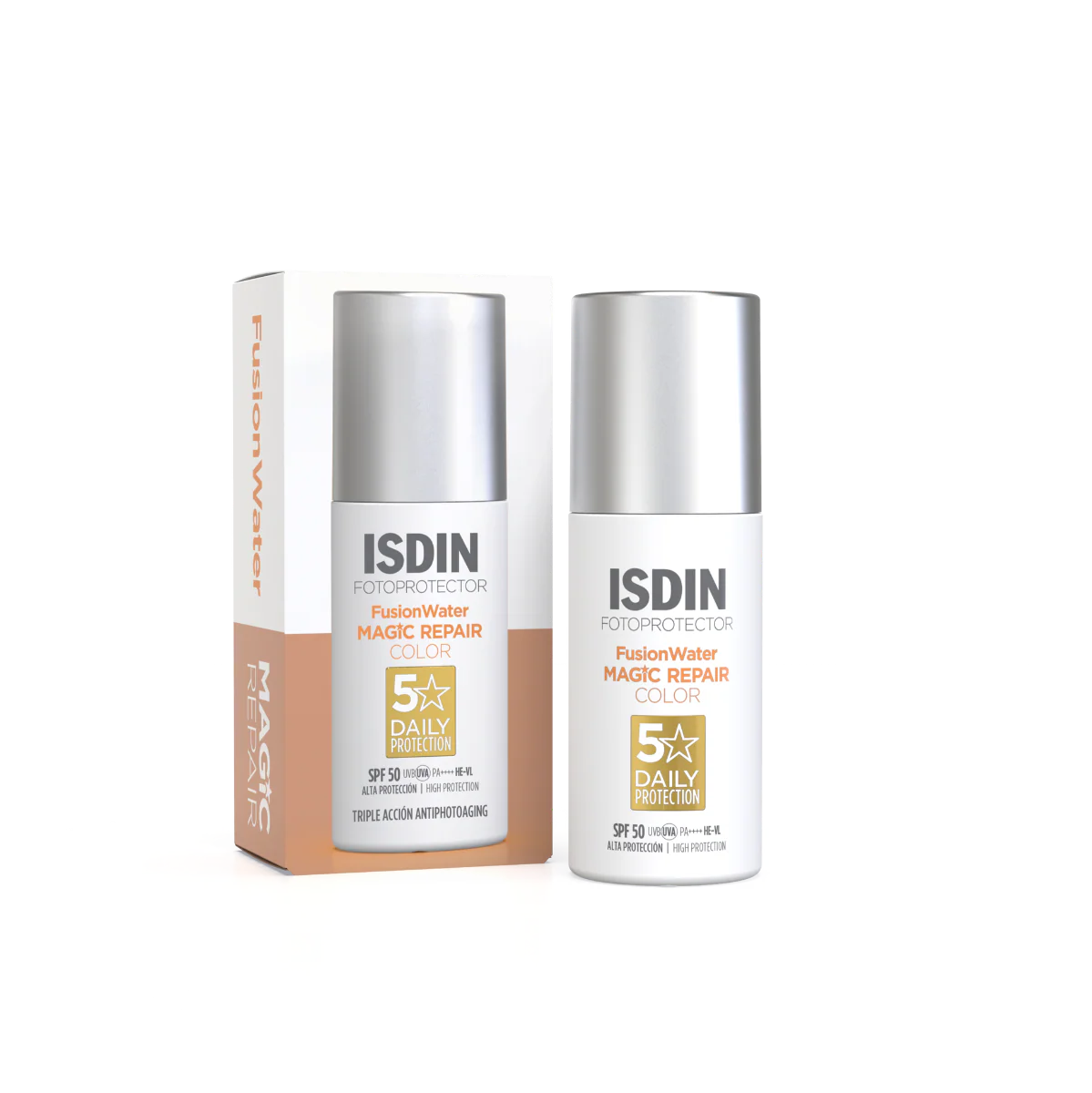 Fotoprotector Fusion Water MAGIC Repair con Color SPF 50 | Isdin - Image 3