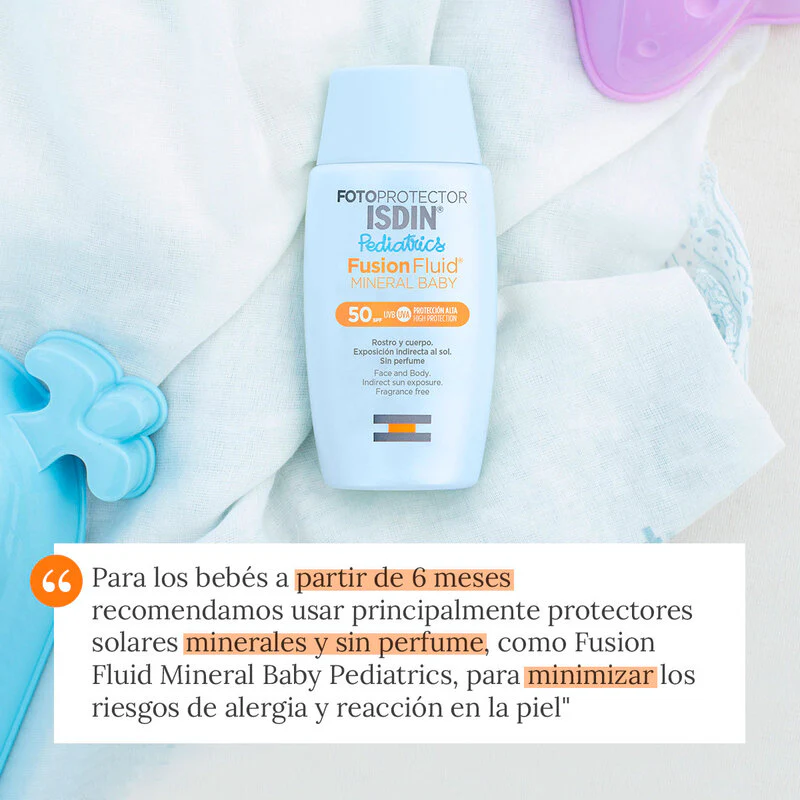 Fotoprotector Fusion Mineral Baby SPF 50+ | Isdin - Image 3