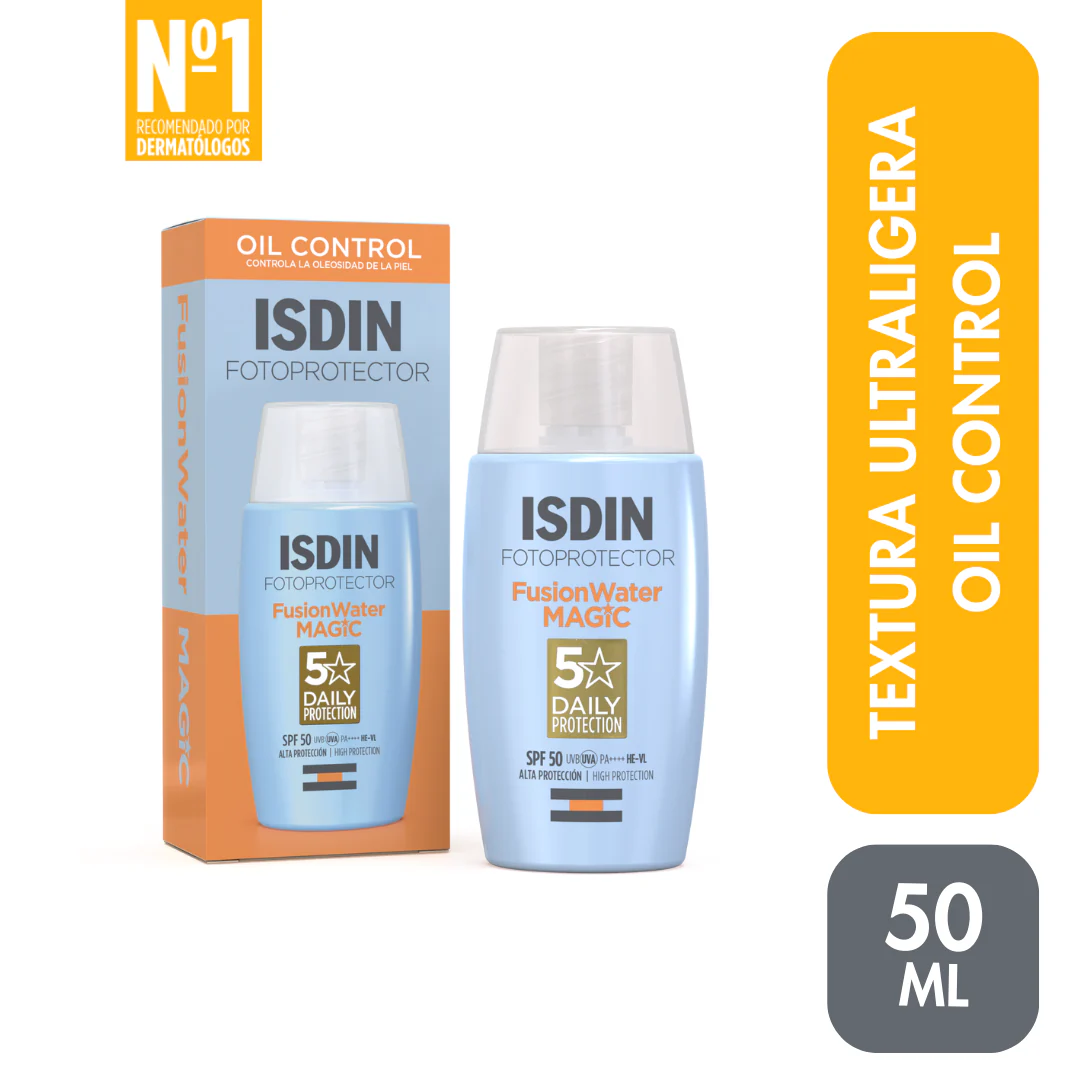 Fotoprotector Fusion Water Magic SPF 50 - 50ml | Isdin - Image 5