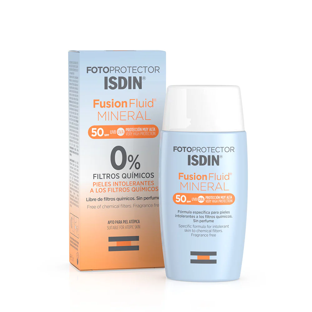 Protector Solar Isdin Mineral Fusion Fluid 50+ - 50 Ml- Bloqueador - Image 4