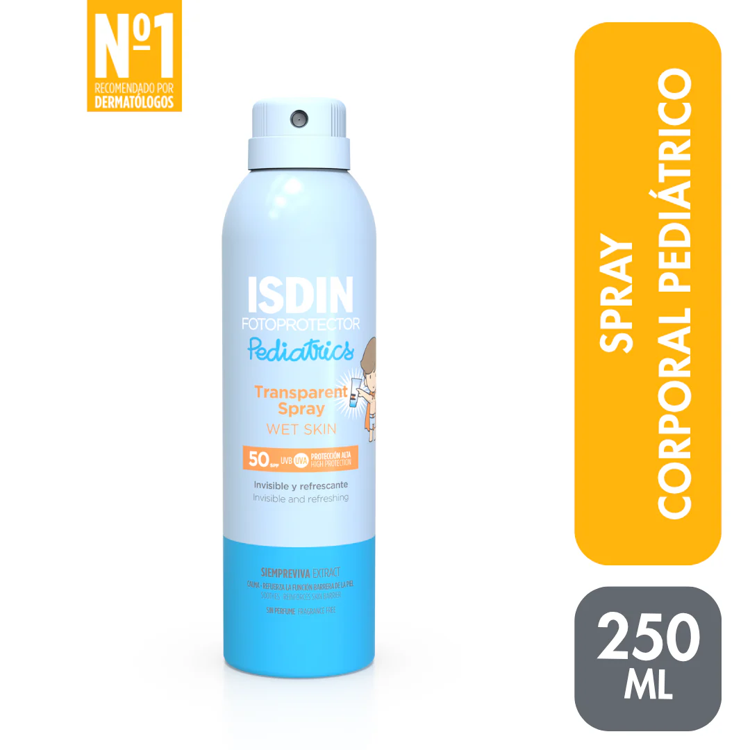 Fotoprotector Transparent Spray Wet Skin Pediatrics SPF 50+ | Isdin - Image 5