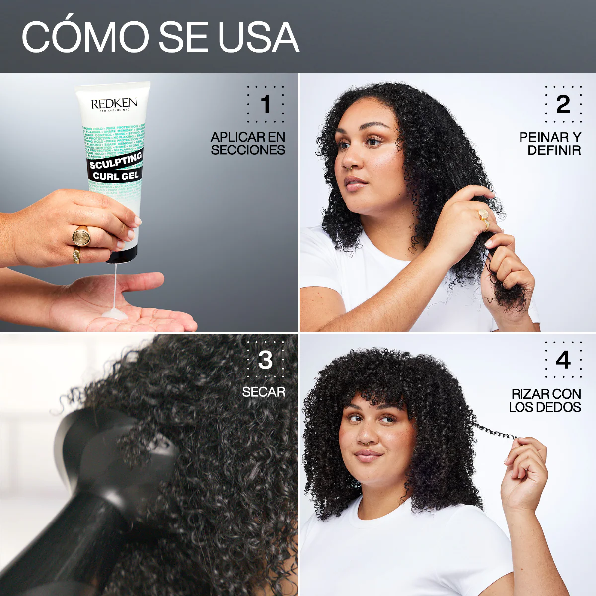 Sculpting Curl Gel Para Cabello Rizado Acidic Bonding Curls 250Ml Redken - Image 5