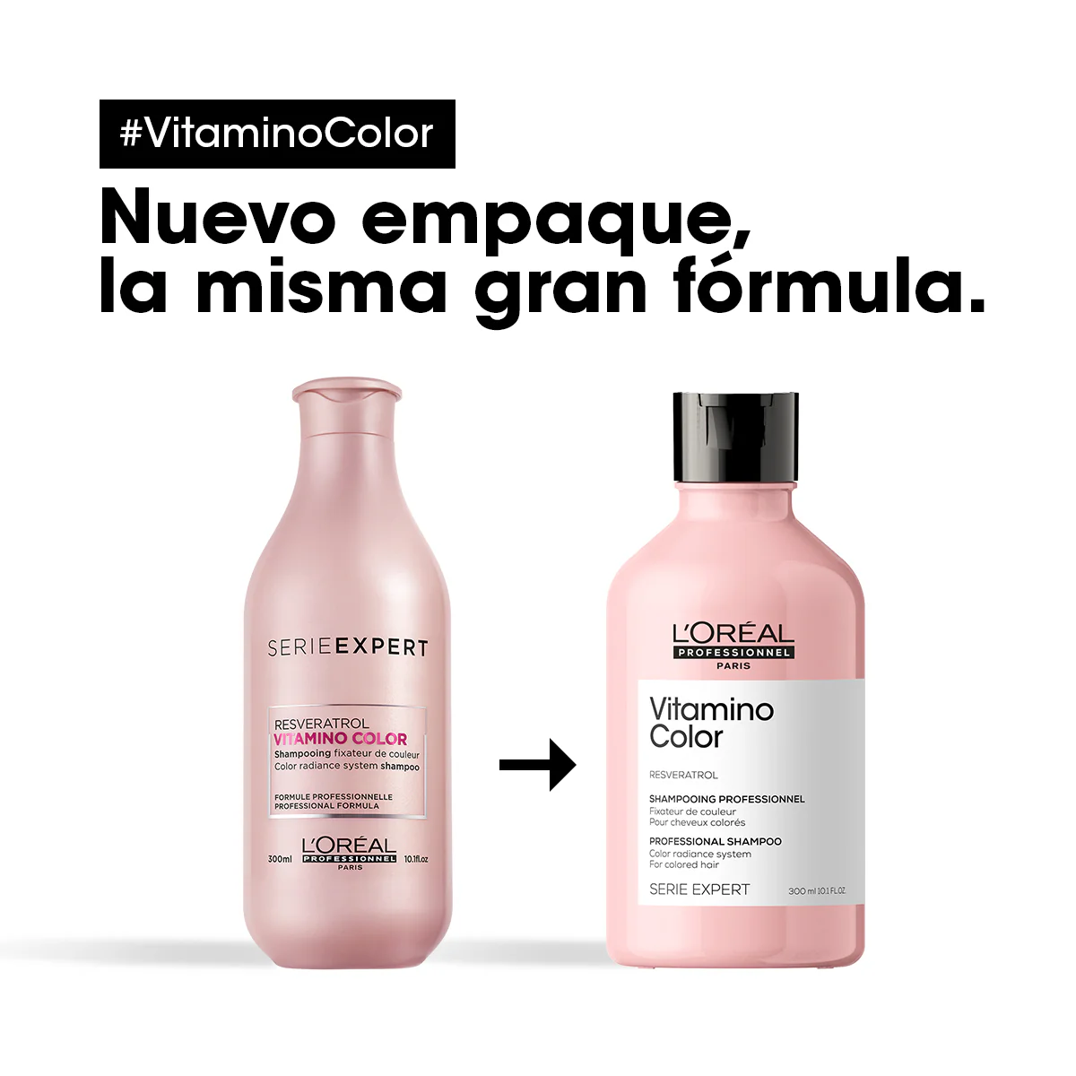 Shampoo Para Cabello Con Color Vitamino 300Ml Loreal Professionnel - Image 3