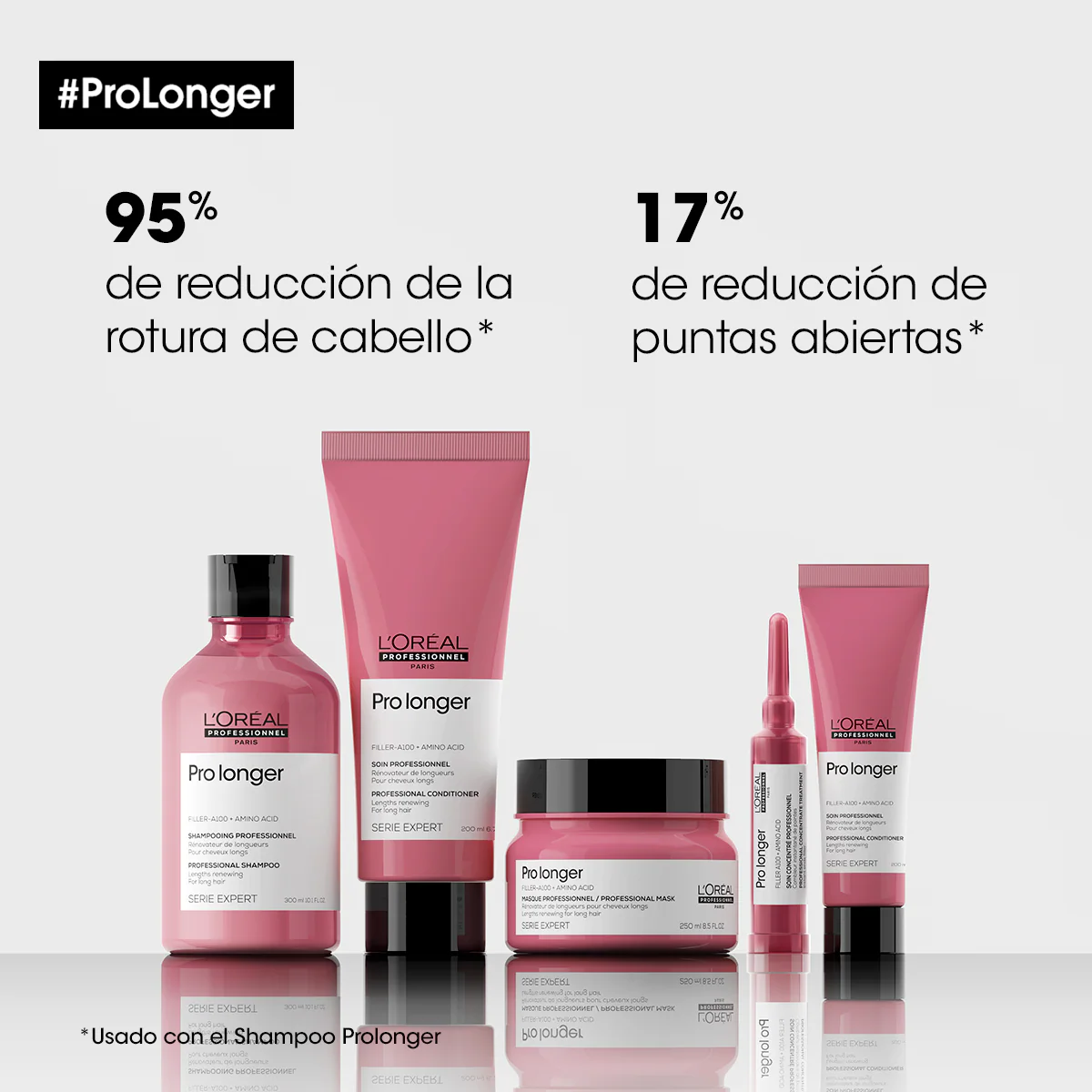 Shampoo Prolonger Renovador De Puntas 300Ml Loreal Professionnel - Image 2
