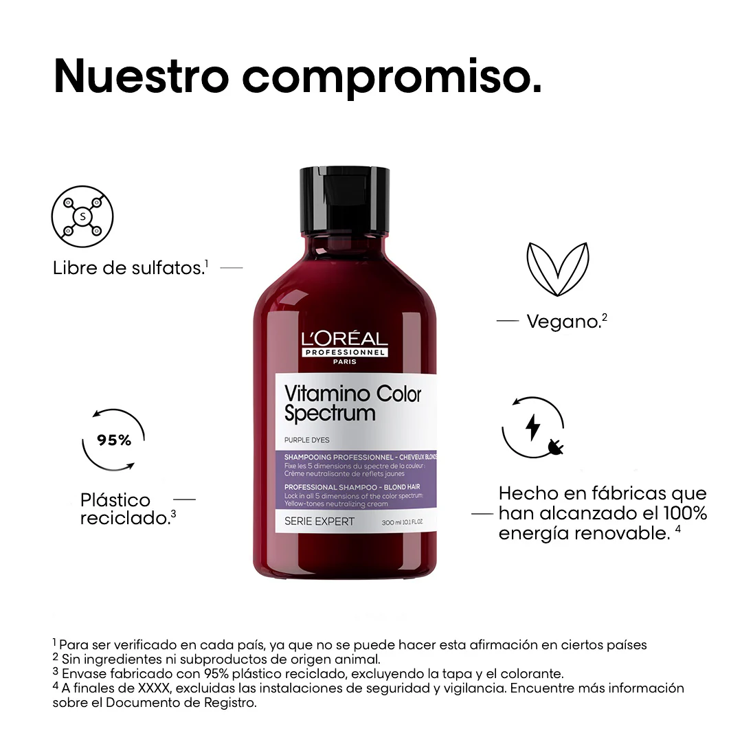 Shampoo Purple Vitamino Color Spectrum 300 Ml - Image 5