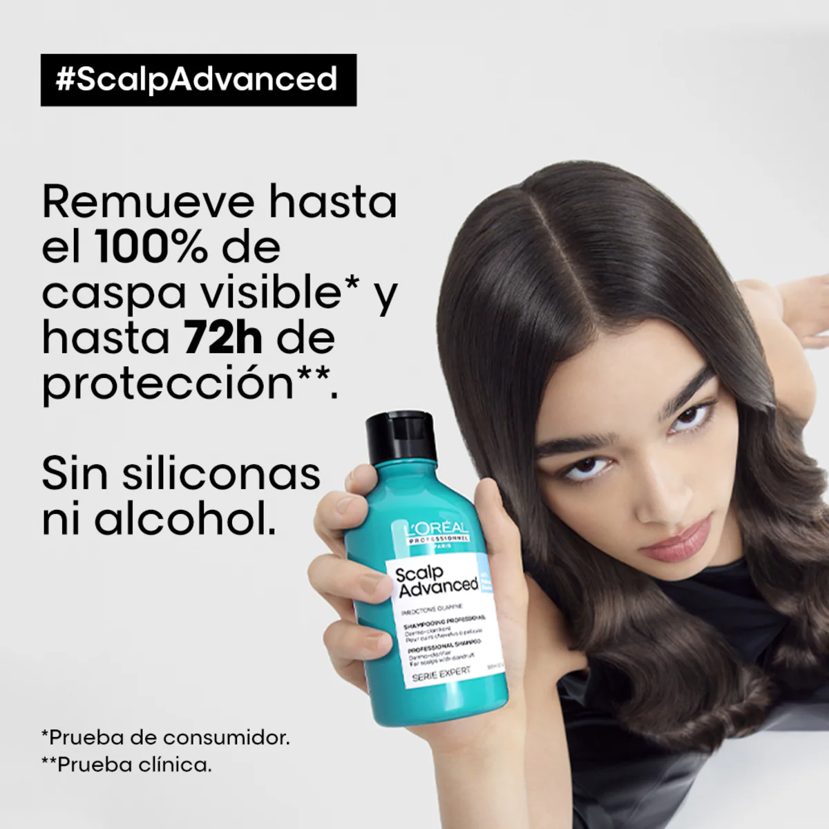 Shampoo  Scalp Advanced Anti-Dandruff Dermo-Clarifier 300 Ml Loreal Professionnel - Image 2